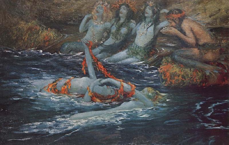  Mermaids dancing